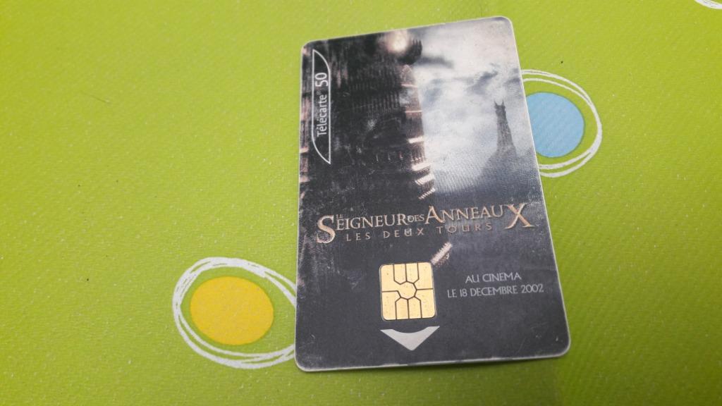 Télécarte le Seigneur des anneaux Les deux tours, Enlèvement ou Envoi, Utilisé, Autres types