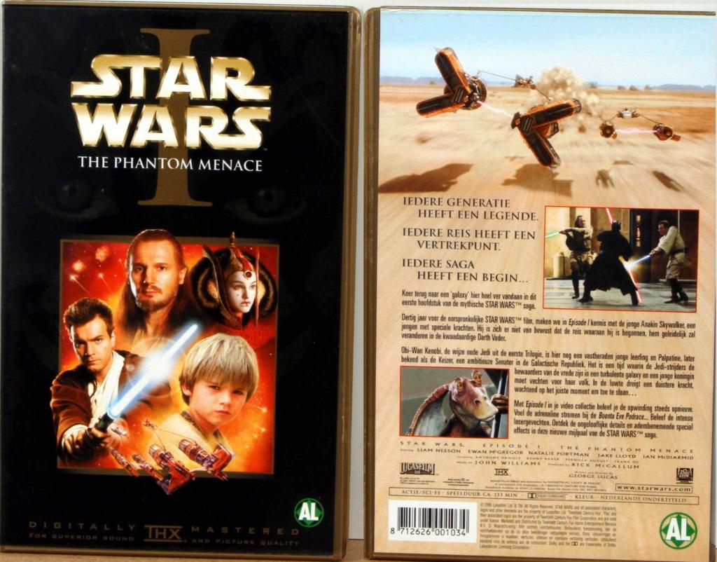 Video VHS: Star Wars "The Phantom Menace I", Verzamelen, Ophalen of Verzenden, Gebruikt