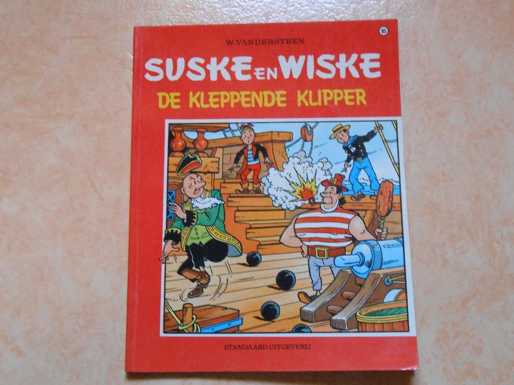 Suske en wiske 95 De kleppende klipper 1969 1 ste druk., Willy Vandersteen, Eén stripboek, Nieuw, Ophalen of Verzenden