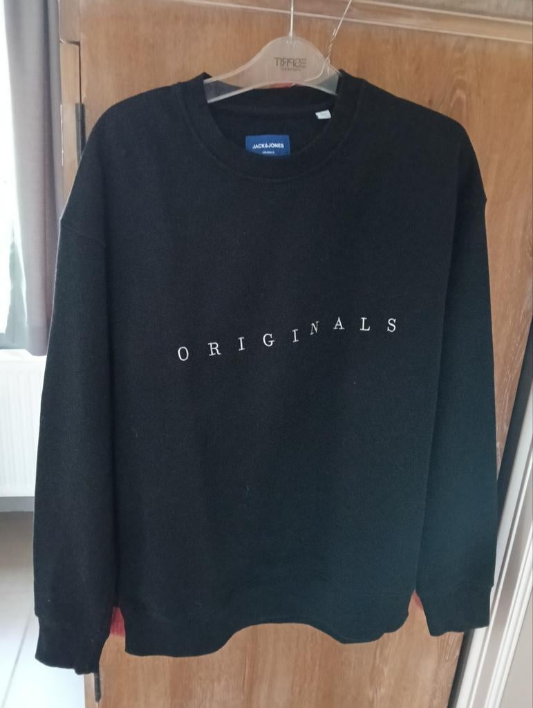 Sweatshirt Jack & Jones, Kleding | Heren, Truien en Vesten, Maat 52/54 (L), Zwart, Jack&Jones, Ophalen of Verzenden