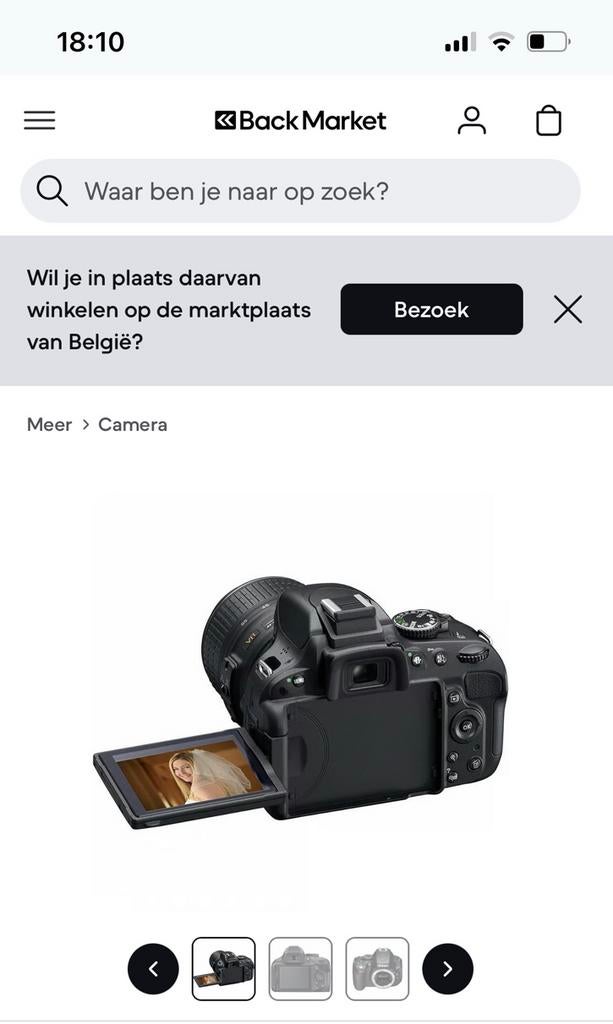 Nikon!!! + fotoshoot set, Ophalen, Zo goed als nieuw