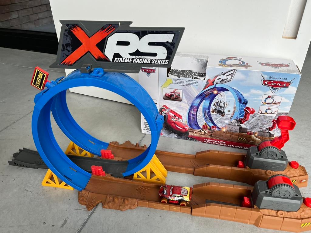 Cars XRS Smash 'n Crash Challenge - Racebaan, Autres marques, Enlèvement ou Envoi, Manuelle, Avec looping