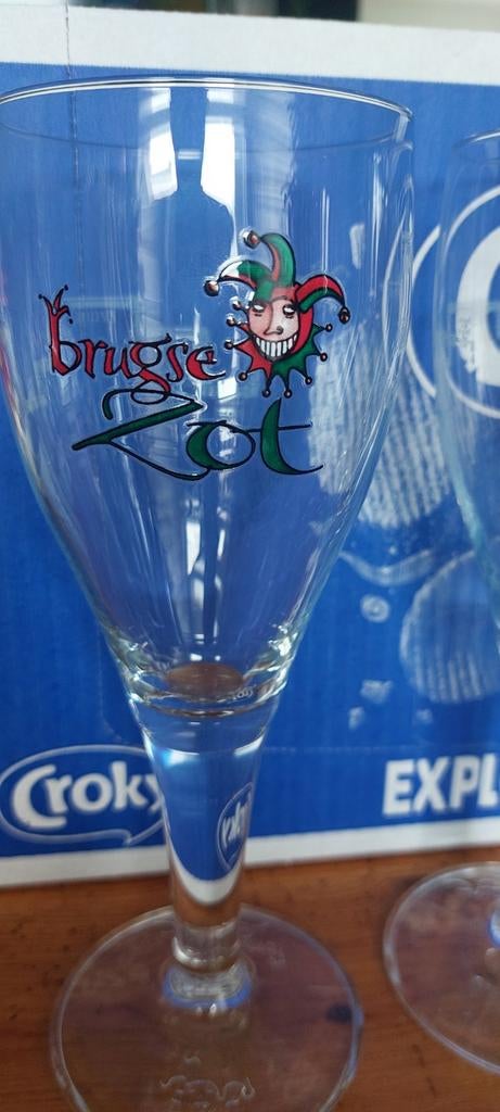 4 Brugse zot-glazen, Verzamelen, Ophalen of Verzenden