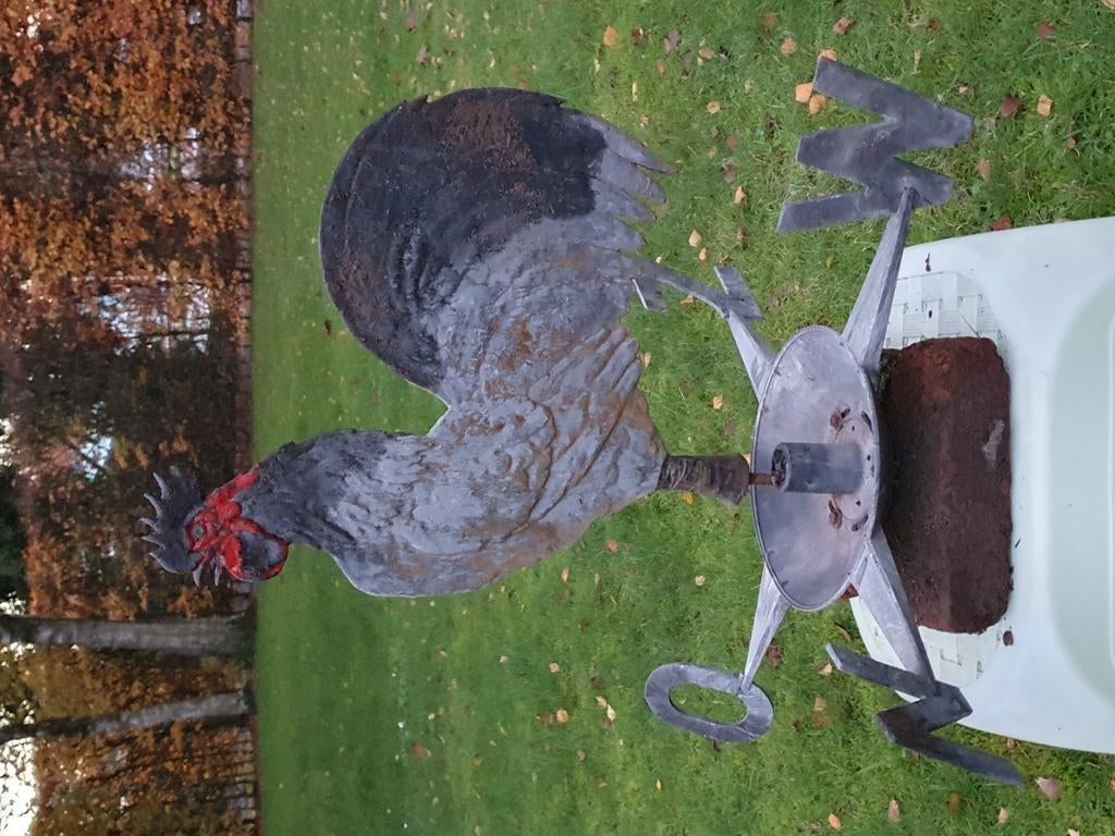 Windroos kerktoren spits, Ophalen, Gebruikt