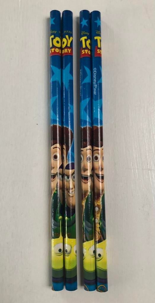 4 nieuwe grijze potloden Toy Story, Ophalen of Verzenden, Nieuw