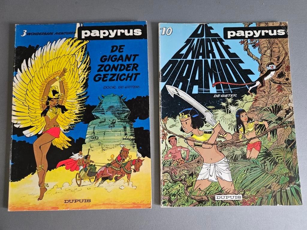 Papyrus à bandes, Enlèvement ou Envoi, Utilisé, Gieter