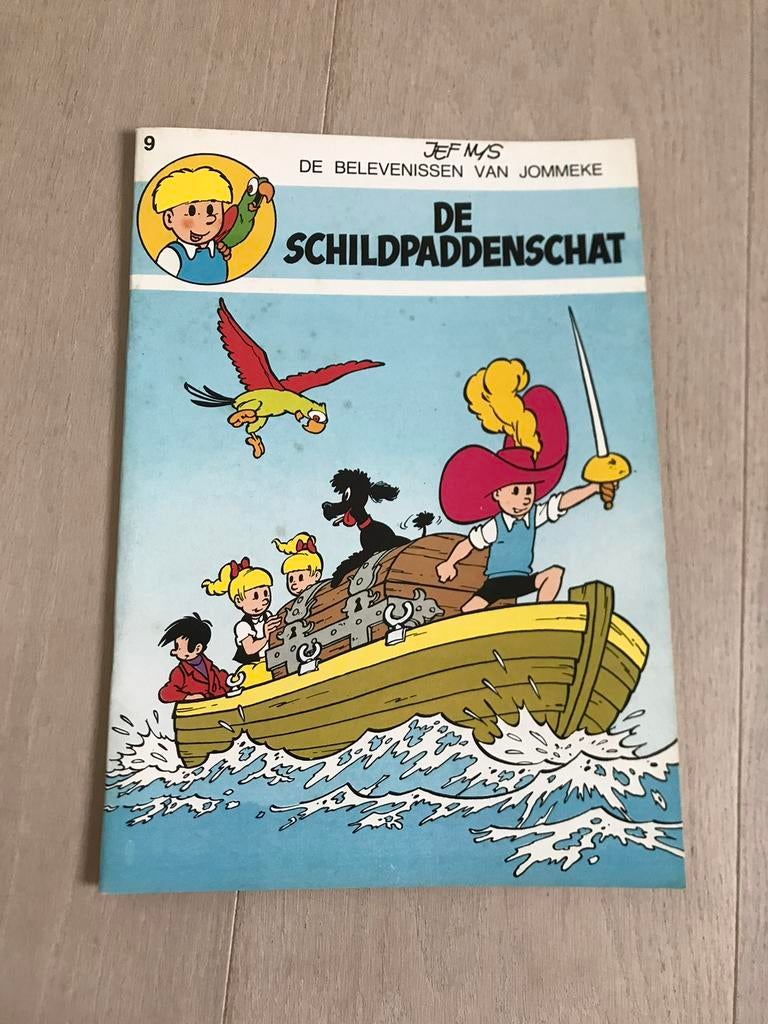Jommeke 9 - De Schildpaddenschat, Boeken, Stripverhalen, Eén stripboek, Ophalen of Verzenden, Zo goed als nieuw, Jef Nys
