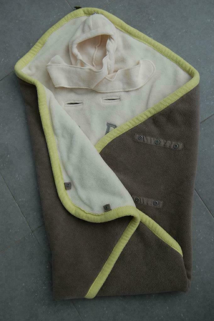 Fleece wikkeldeken Baby Boum, Kinderen en Baby's, Ophalen of Verzenden, Zo goed als nieuw, Deken