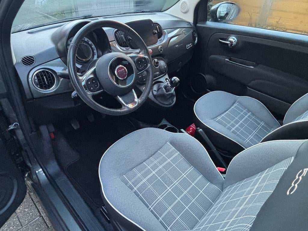 Fiat 500 2019 0.9 Benzine airco 1 jaar garantie, Auto's, Voorwielaandrijving, 4 zetels, Stof, Euro 6