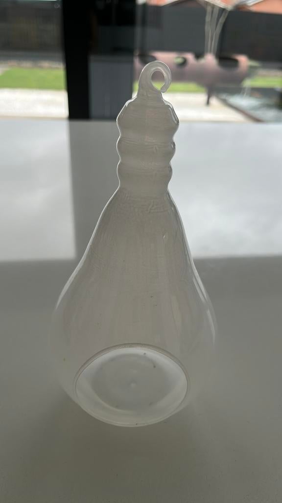 Gloeilamp met opening voor decoratie mat glas 18 cm, Enlèvement ou Envoi, Comme neuf