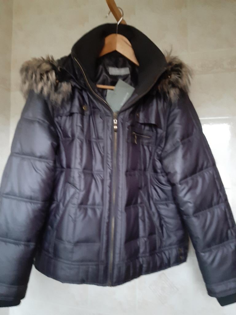 Prachtige nieuwe anorak, donkerbruin bijna zwart, maat L, Kleding | Dames, Ophalen, Zwart, Maat 42/44 (L), Nieuw