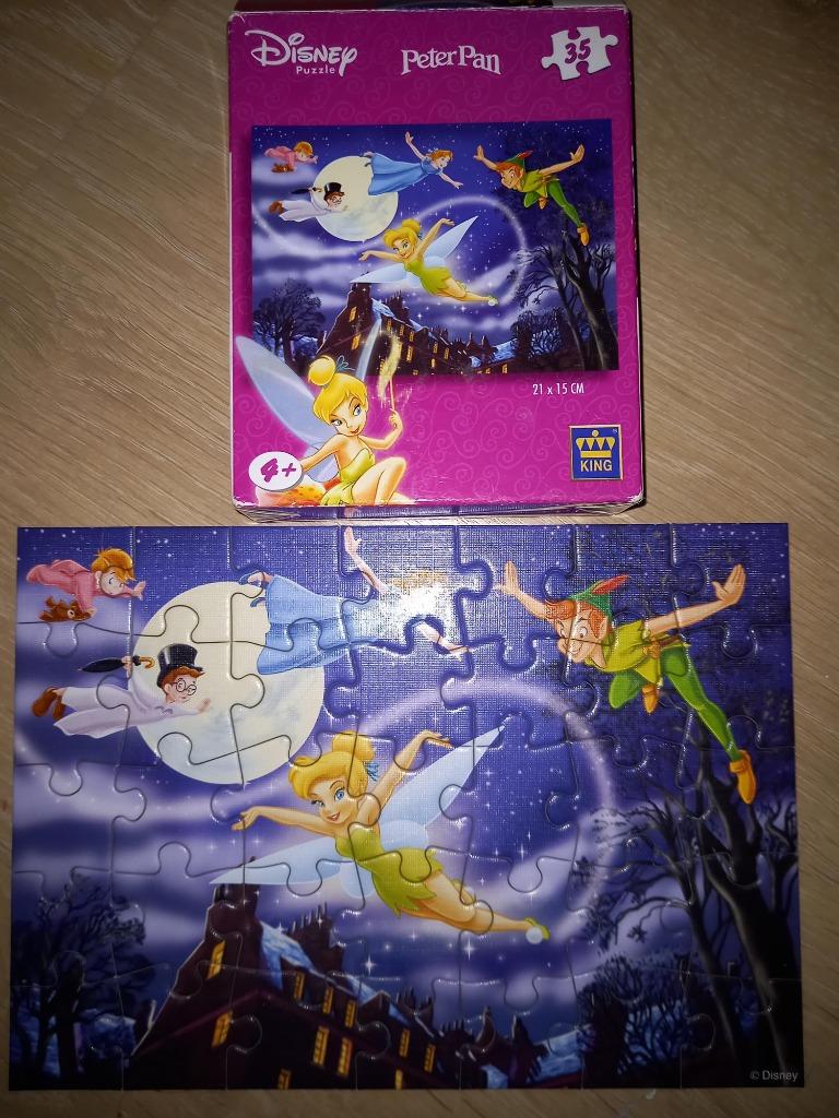 Puzzeltje Peter Pan - 35st, Kinderen en Baby's, Ophalen, 10 tot 50 stukjes, Zo goed als nieuw, 4 tot 6 jaar
