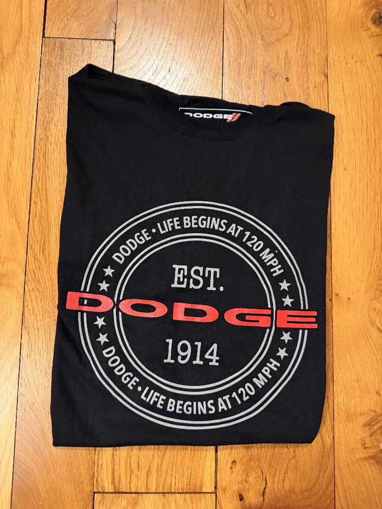 T-shirt Dodge authentique Ram, Vêtements | Hommes, T-shirts, Neuf, Taille 56/58 (XL), Noir, Enlèvement ou Envoi