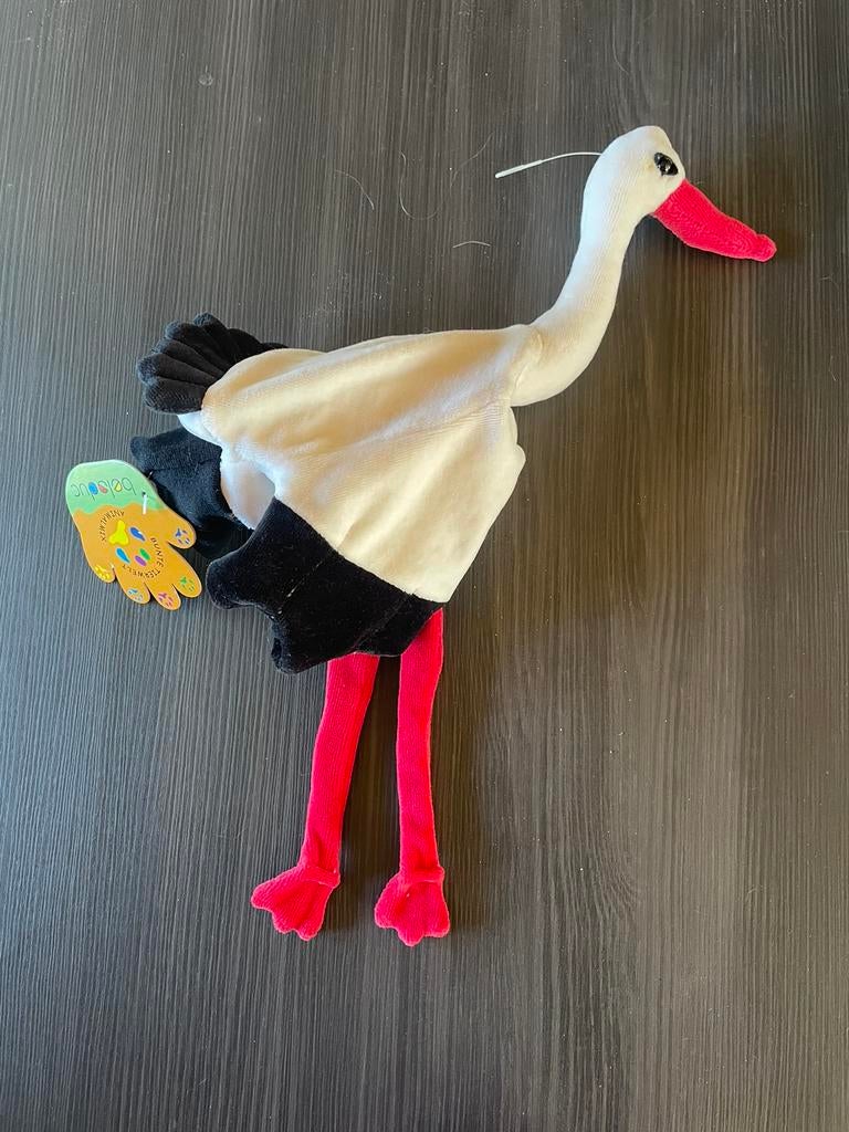 Ooievaar handpop, Ophalen of Verzenden, Zo goed als nieuw