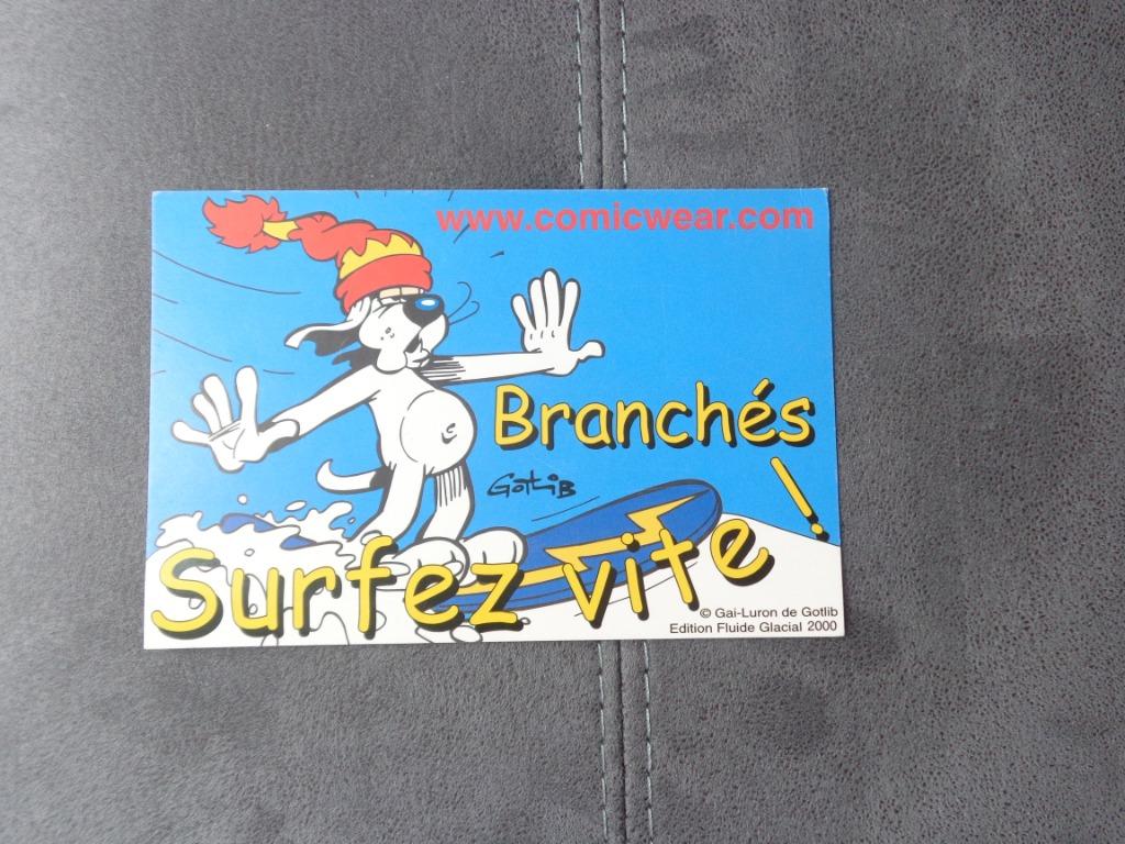 BD : 1 carte postale de GOTLIB, Enlèvement