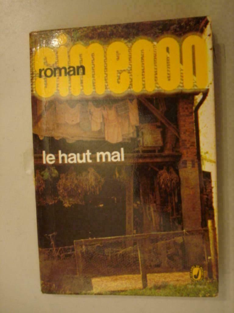 20. George Simenon Maigret Le haut mal 1972 Le livre de poch, Adaptation télévisée, Utilisé, Georges Simenon, Envoi