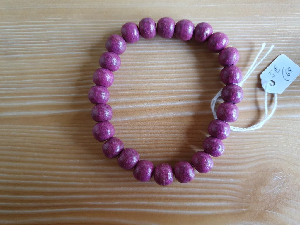 Bracelet, Handtassen en Accessoires, Armbanden, Paars, Nieuw, Ophalen of Verzenden, Met bedels of kralen