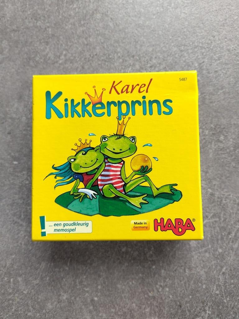 HABA spel Karel Kikkerprins vanaf 4 jaar, Ophalen of Verzenden, Zo goed als nieuw