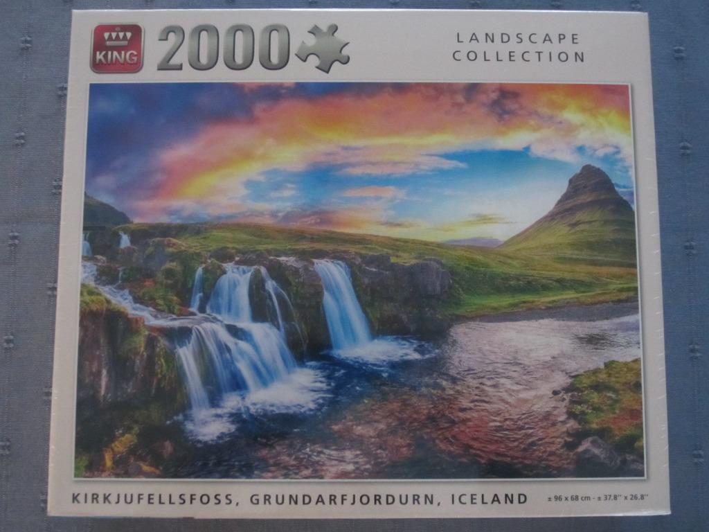 Puzzel 2000 stukken Iceland Kirkjufellsfoss, Ophalen of Verzenden, Meer dan 1500 stukjes, Nieuw, Legpuzzel