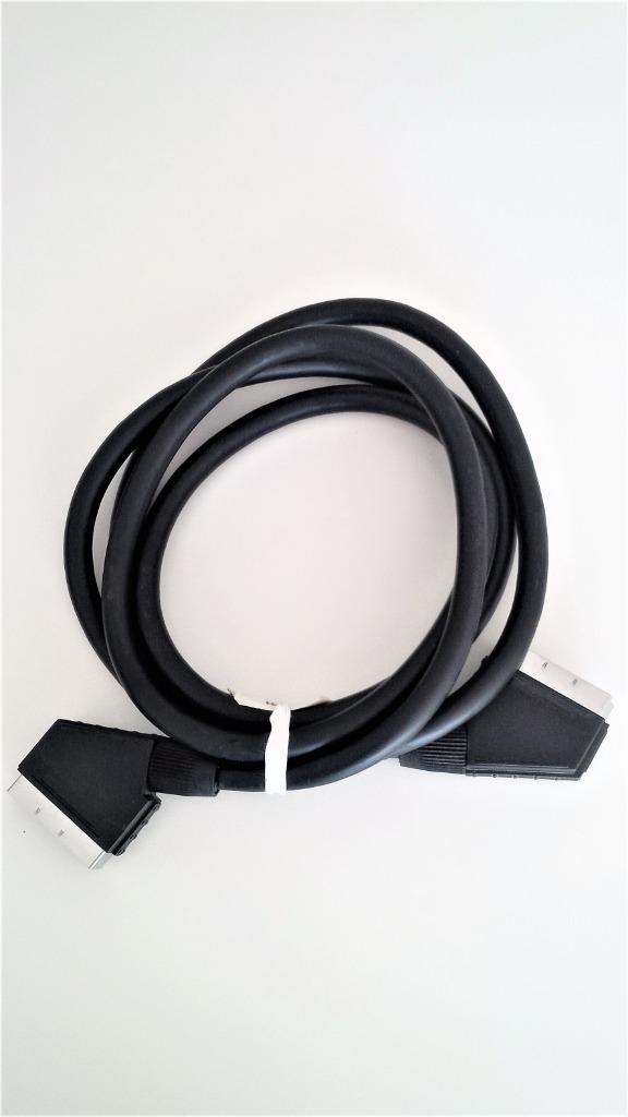 2 câbles SCART : haute qualité + sortie audio supplémentaire, TV, Hi-fi & Vidéo, Câbles audio & Câbles de télévision, Neuf, Câble péritel
