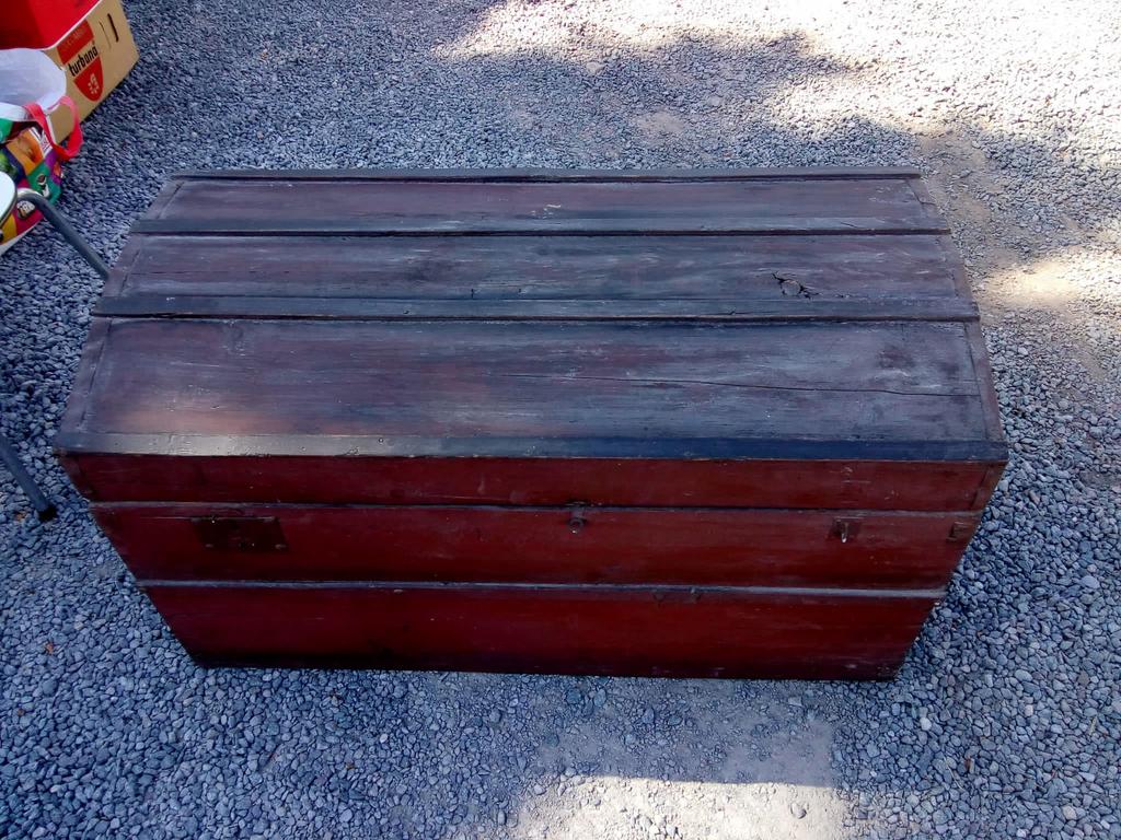 Houten kist, Huis en Inrichting, Ophalen, Gebruikt