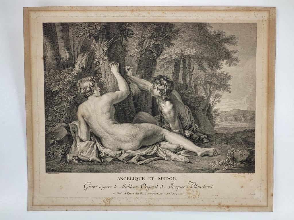 Jacques Blanchard (1600-1638), naar - Gravure, Antiek en Kunst, Ophalen of Verzenden