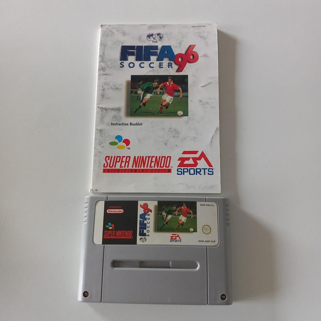 Fifa 96 Snes, Games en Spelcomputers, Ophalen of Verzenden, Zo goed als nieuw