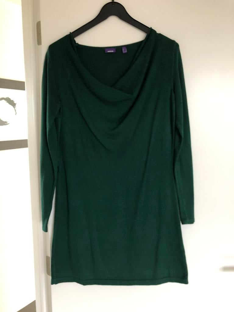 Donkergroene tuniek /lange trui in knitwear Mexx maat S, Ophalen of Verzenden, Zo goed als nieuw, Maat 36 (S)