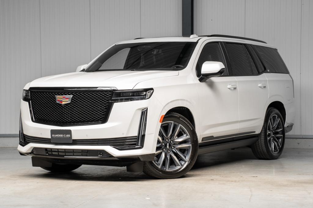 Cadillac Escalade SUV Sport Platinum LICHTE VRACHT 2 PLAATS, Auto's, Cadillac, Bedrijf, Escalade, 360° camera, 4x4, ABS, Achteruitrijcamera