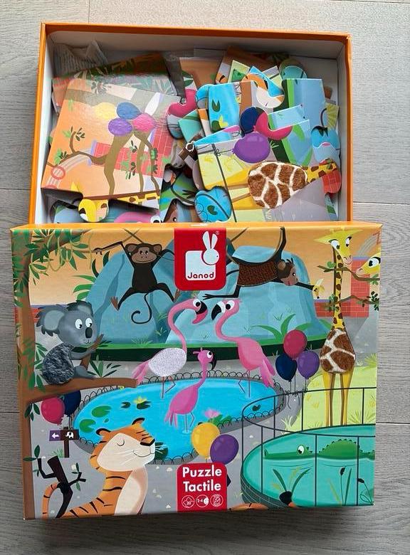 Puzzel Janod, Kinderen en Baby's, Speelgoed | Kinderpuzzels, Ophalen, 10 tot 50 stukjes, Zo goed als nieuw, 2 tot 4 jaar
