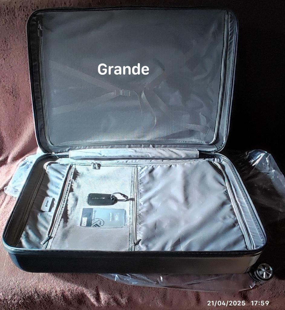 valise coque souple (deux), Enlèvement