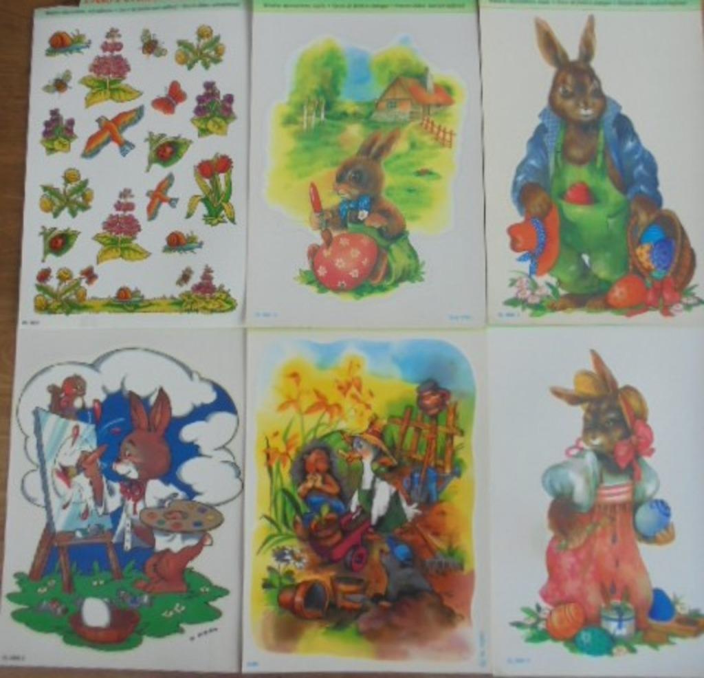 RAAMDECO, TAFEL DECO GROTE VELLEN 6 STUKS NIEUW, Diversen, Pasen, Nieuw, Ophalen of Verzenden
