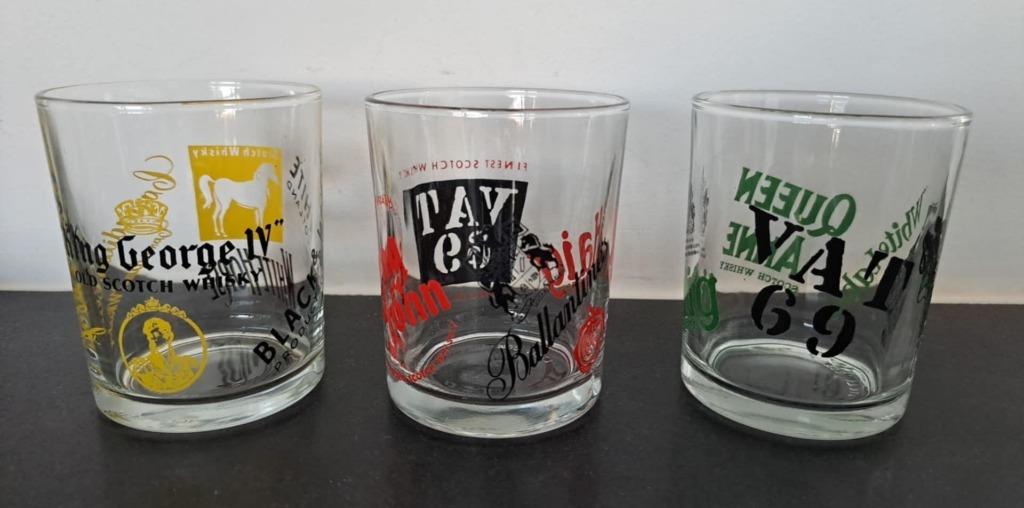 Lot whiskyglazen (apart verkrijgbaar), Ophalen of Verzenden, Zo goed als nieuw, Borrel- of Shotglas