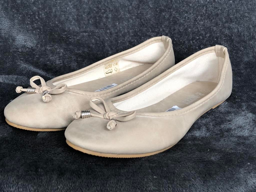 2-BIZZY ballerina’s, nieuwe, EU 36, Verzenden, Beige, Nieuw, Ballerina's