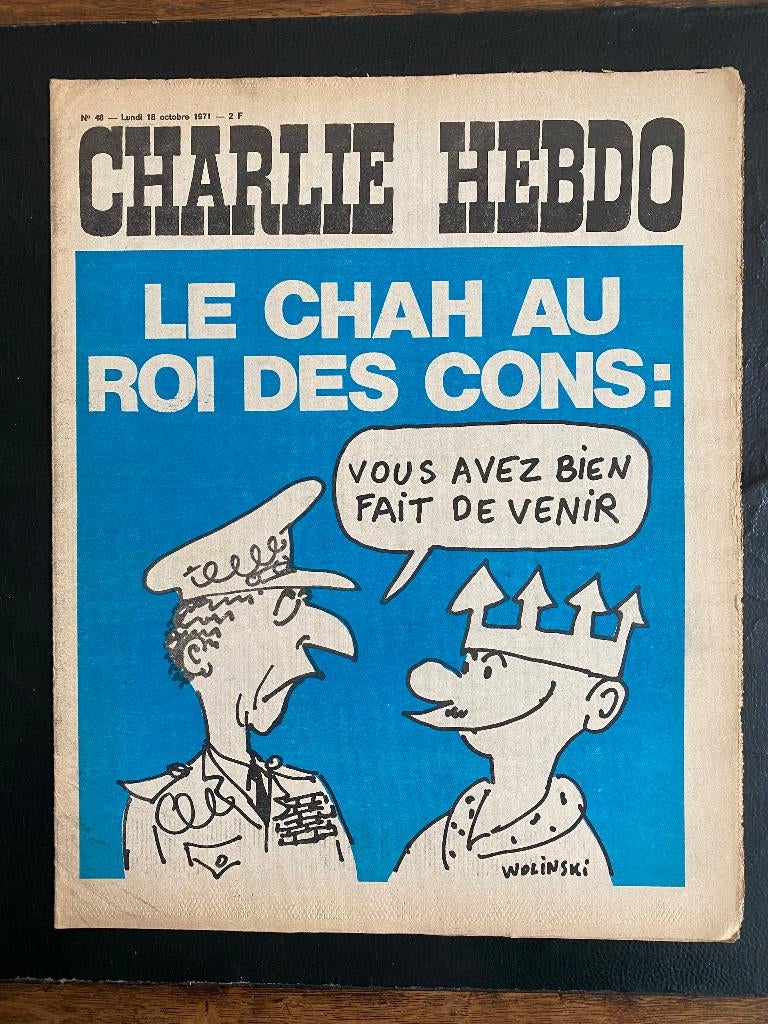 Charlie Hebdo 48 uit "1971", Verzamelen, Tijdschriften, Kranten en Knipsels, Tijdschrift, 1960 tot 1980, Ophalen of Verzenden
