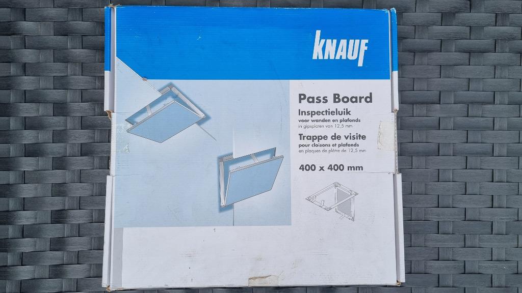Knauf pass board inspectieluik 400 x 400 mm, Doe-het-zelf en Bouw, Ophalen of Verzenden, Nieuw, Overige materialen, Minder dan 20 mm