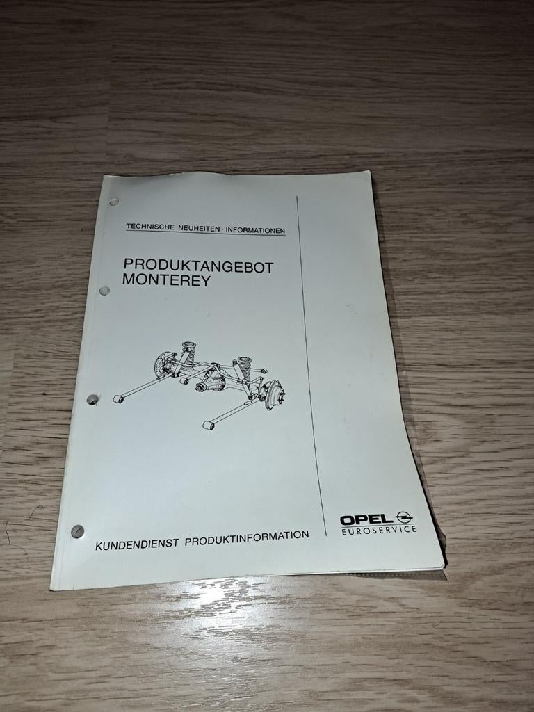 Opel Monterey werkplaatshandboek, Auto diversen, Handleidingen en Instructieboekjes, Ophalen of Verzenden
