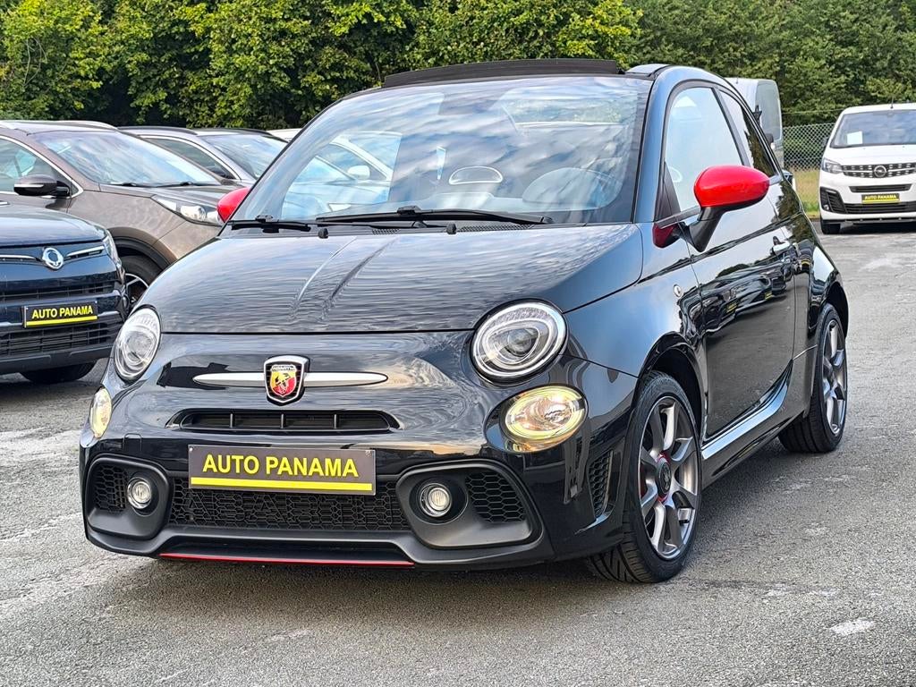 Abarth 595C 595C 1.4 T-Jet SPORT CABRIOLET JA CLIM GPS CARPL, Autos, Euro 6, Entreprise, Cabriolet, Noir