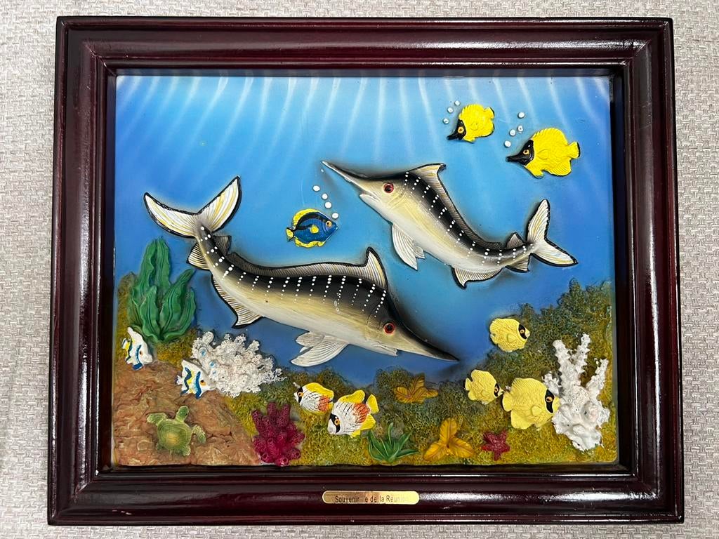 3D onderwatervoorstelling “De la Réunion”, Ophalen of Verzenden, Zo goed als nieuw