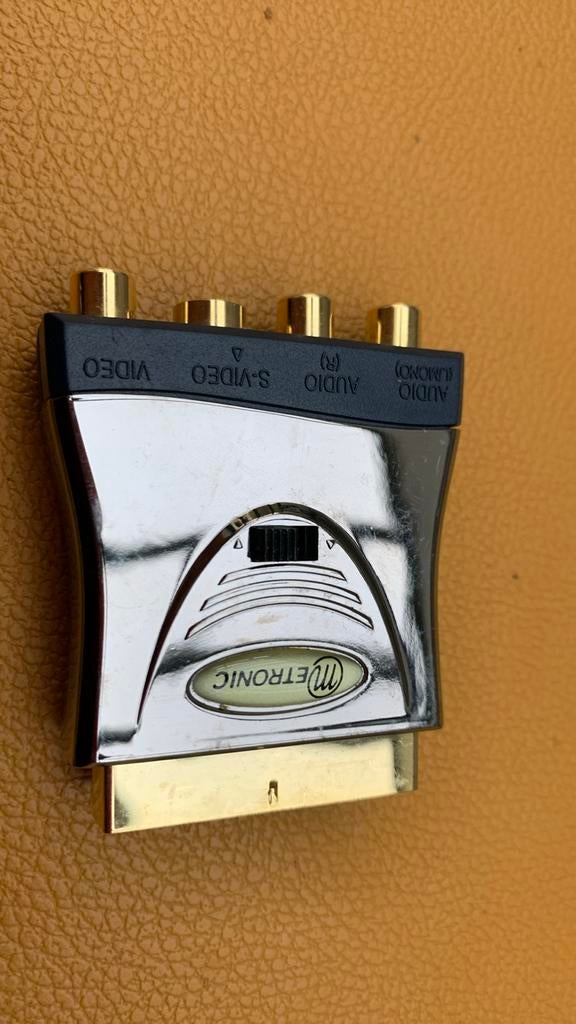 SCART naar cinch (S-video en CVBS) met keuzeschakelaar, Audio, Tv en Foto, Audiokabels en Televisiekabels, Ophalen of Verzenden