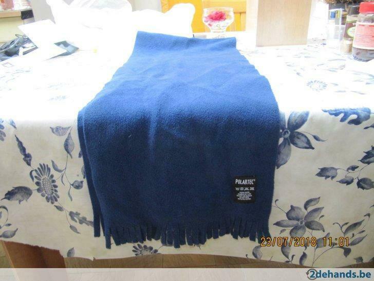 sjaals fleece, blauwe muts, handschoenen zwart, Kleding | Heren, Ophalen of Verzenden, Nieuw, Muts