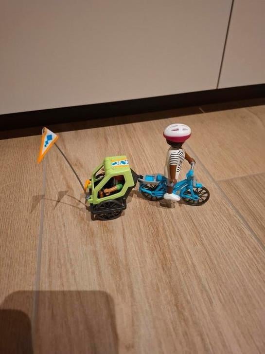 Vélo Playmobil avec remorque, Enlèvement, Comme neuf, Ensemble complet