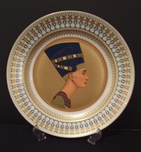 NEFERTITE Bord van KAISER W-GERMANY porselein - Gemerkt., Antiek en Kunst, Ophalen