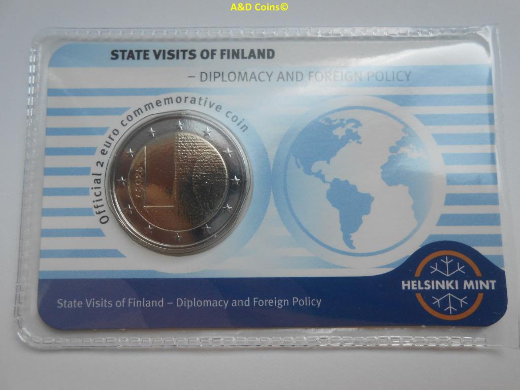 Finland 2 Euro Coincard 2025 versie 1, Ophalen of Verzenden, Finland, 2 euro, Losse munt