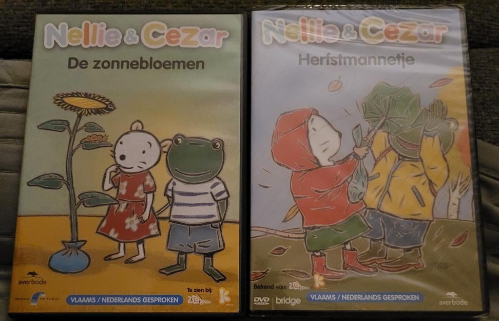 Nellie & Cezar: De zonnebloemen + Herfstmannetje, Europees, Tekenfilm, Alle leeftijden, Ophalen of Verzenden