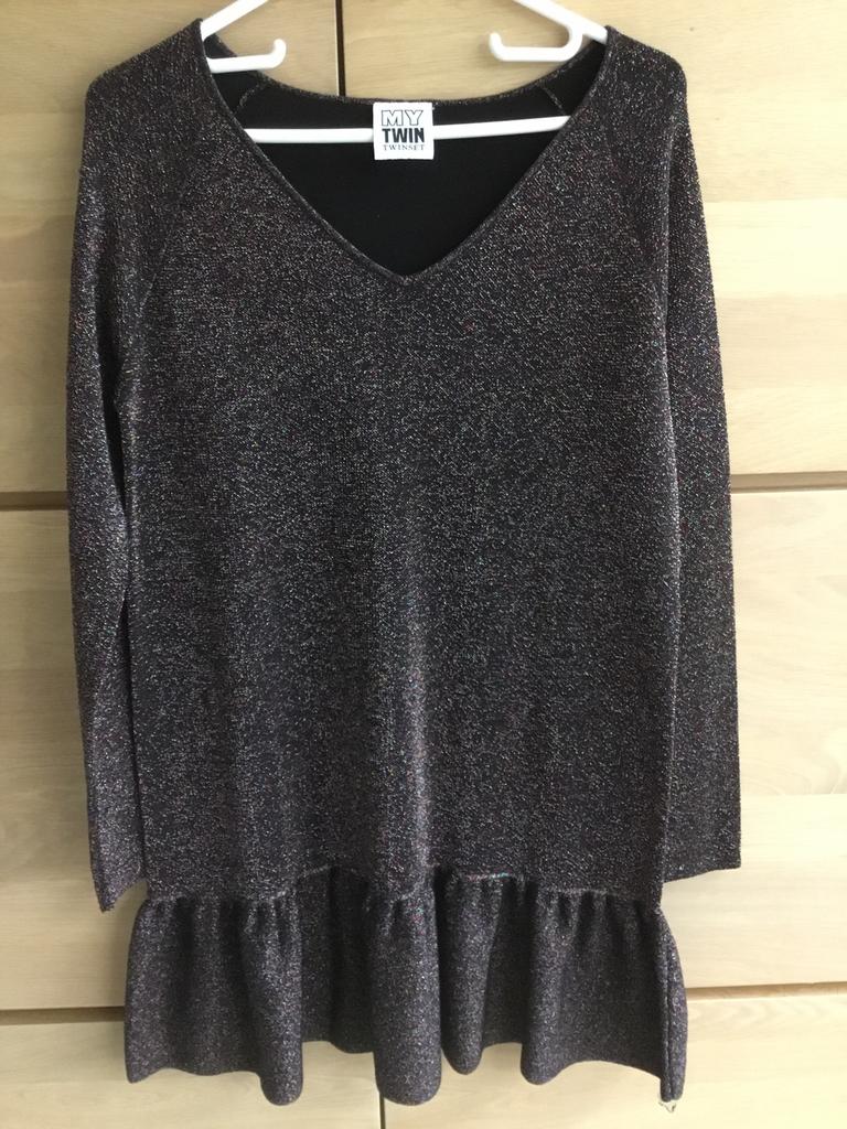 Jurk lange mouw MY TWIN TWINSET, Twinset, Ophalen of Verzenden, Zo goed als nieuw, Maat 36 (S)
