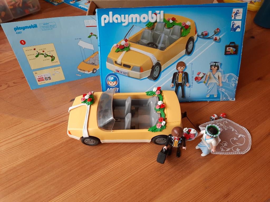 Playmobil Voiture des mariés, Enlèvement, Utilisé, Ensemble complet