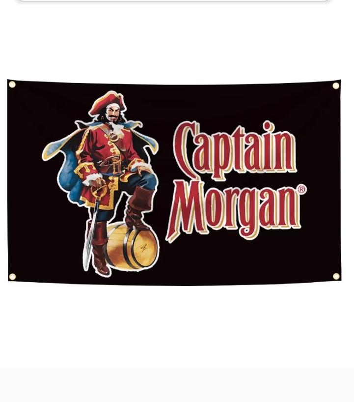 Grote vlaggen Captain Morgan (150x90cm), Ophalen of Verzenden, Nieuw