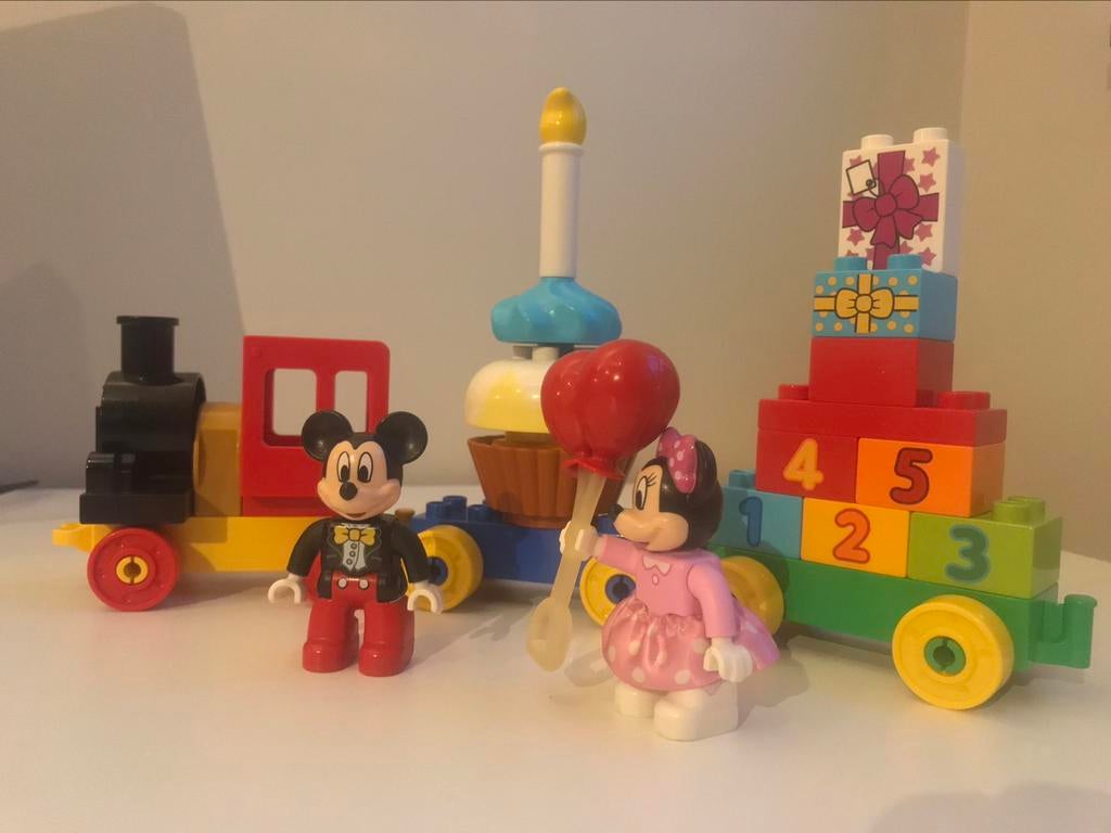 Duplo Disney Mickey & Minnie birthday parade 10597, Ophalen of Verzenden, Gebruikt, Complete set, Duplo