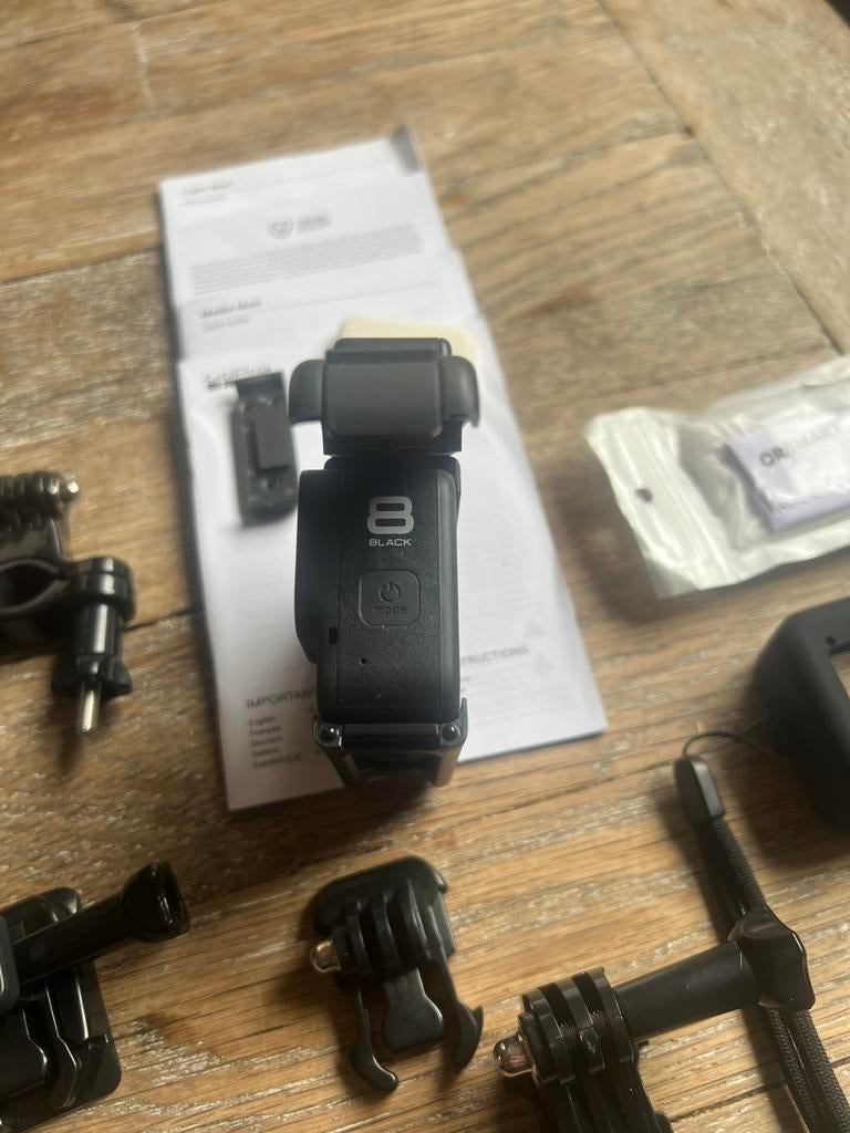 GoPro Hero 8 met veel accessoires, Enlèvement, Comme neuf, GoPro
